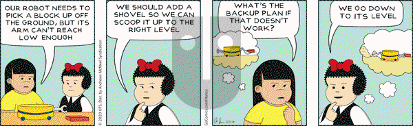 Nancy on Tuesday February 25, 2020 Comic Strip
