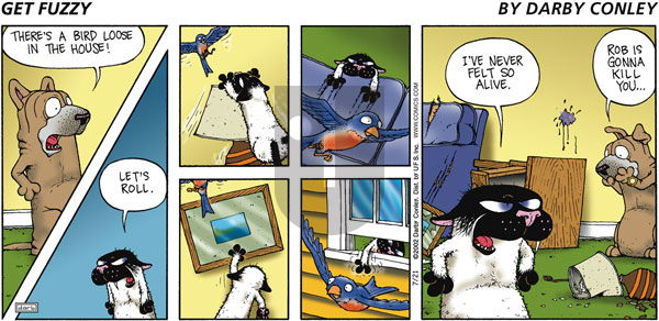 Get Fuzzy on Sunday July 21, 2002 Comic Strip