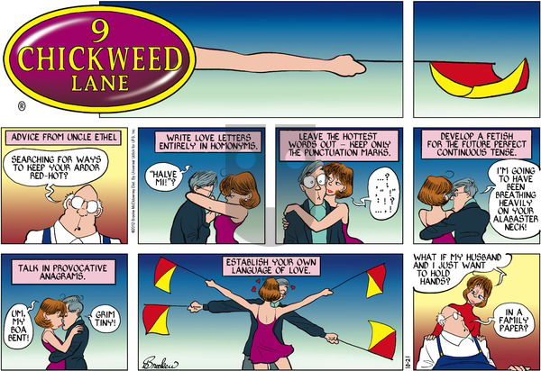 9 Chickweed Lane on Sunday October 21, 2012 Comic Strip