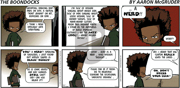 The Boondocks on Sunday July 25, 2010 Comic Strip