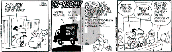 Over the Hedge on Thursday January 20, 2000 Comic Strip
