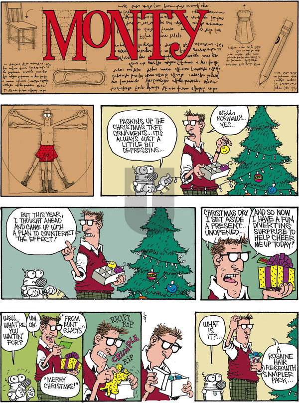 Monty - Sunday January 9, 2022 Comic Strip