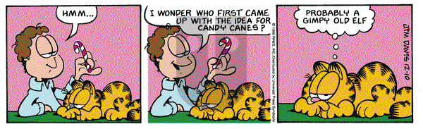 Garfield - Tuesday December 10, 1996 Comic Strip