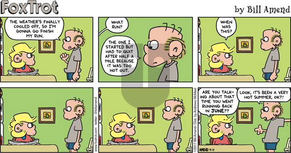 FoxTrot on Sunday September 17, 2017 Comic Strip