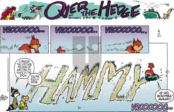 Over the Hedge on Sunday February 21, 2021 Comic Strip