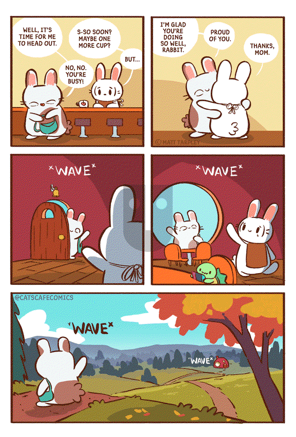 Cat's Cafe on Wednesday April 28, 2021 Comic Strip