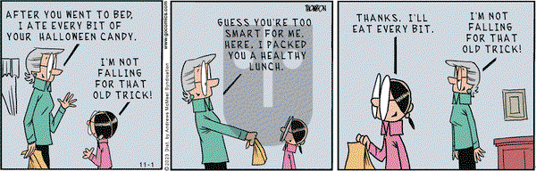 Grand Avenue on Wednesday November 1, 2023 Comic Strip