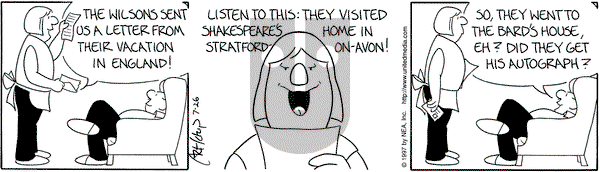 The Born Loser on Saturday July 26, 1997 Comic Strip