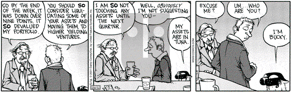 Get Fuzzy on Friday July 6, 2001 Comic Strip