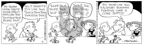 Soup to Nutz - Old on Tuesday July 1, 2003 Comic Strip