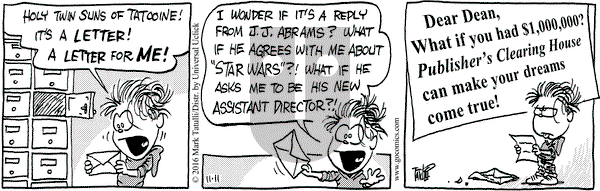 Heart of the City on Friday November 11, 2016 Comic Strip