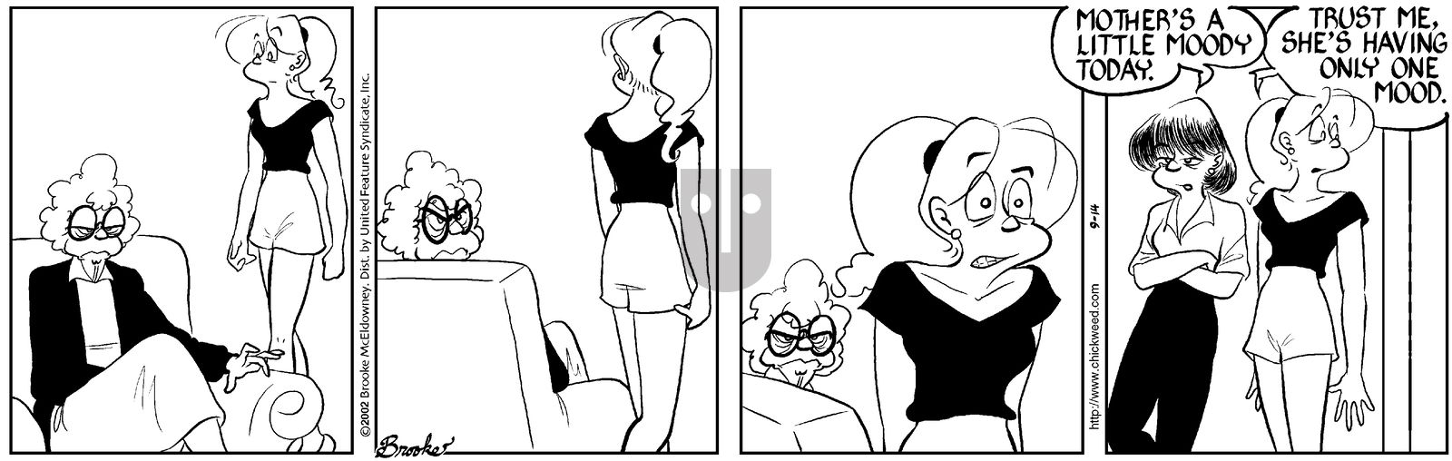 9 Chickweed Lane - Saturday September 14, 2002 Comic Strip