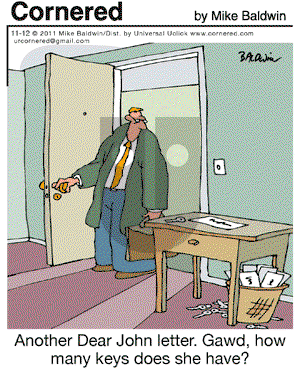 Cornered - Saturday November 12, 2011 Comic Strip