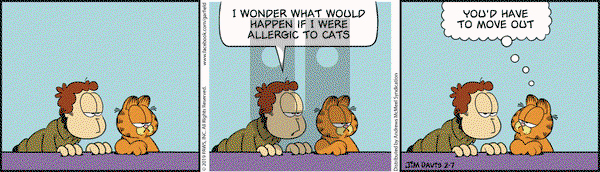 Garfield on Thursday February 7, 2019 Comic Strip