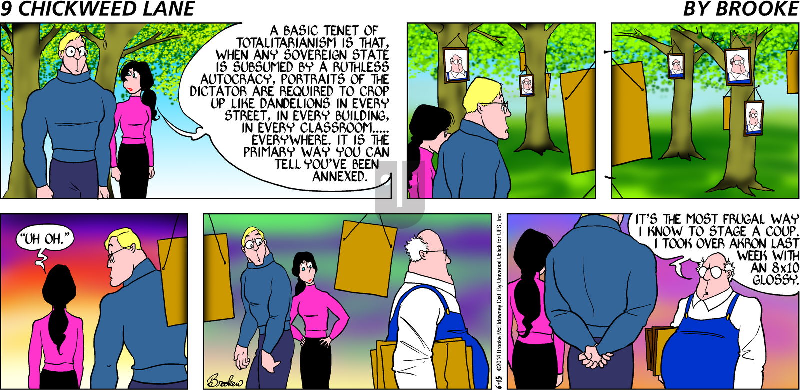 9 Chickweed Lane on Sunday June 15, 2014 Comic Strip