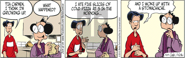 Baldo on Monday October 1, 2012 Comic Strip