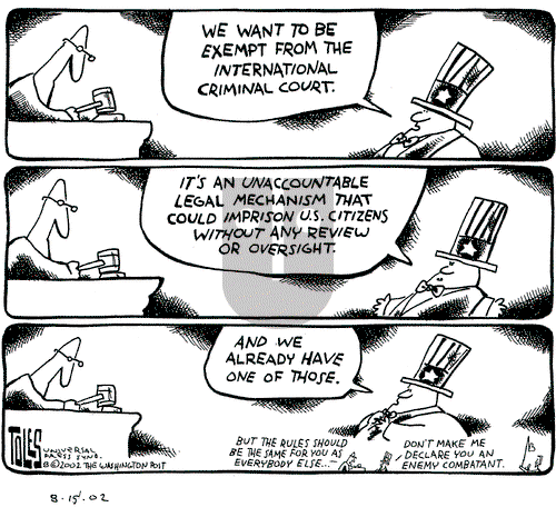 Tom Toles on Monday September 9, 2002 Comic Strip