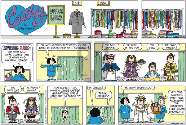Cathy Classics on Sunday March 19, 2006 Comic Strip