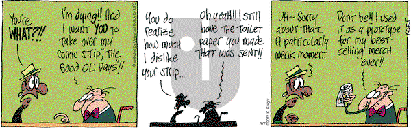 The Knight Life on Wednesday March 7, 2012 Comic Strip