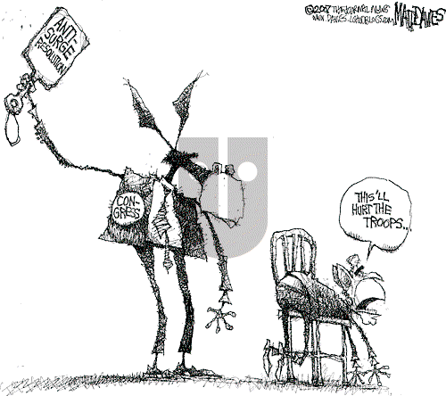 Matt Davies on Tuesday February 6, 2007 Comic Strip