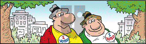 Frank and Ernest on Tuesday November 3, 2020 Comic Strip