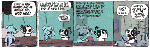 Pooch Cafe on Tuesday October 30, 2007 Comic Strip
