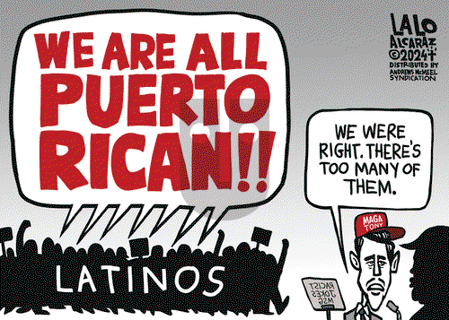 Lalo Alcaraz on Tuesday October 29, 2024 Comic Strip