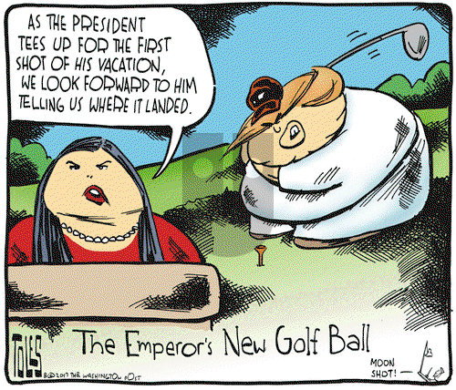 Tom Toles on Monday August 7, 2017 Comic Strip