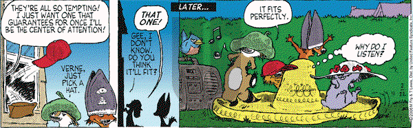 Over the Hedge on Wednesday February 22, 2006 Comic Strip