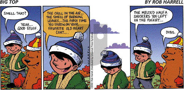 Big Top on Sunday November 24, 2002 Comic Strip