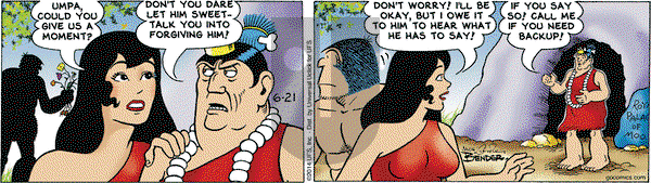 Alley Oop on Saturday June 21, 2014 Comic Strip