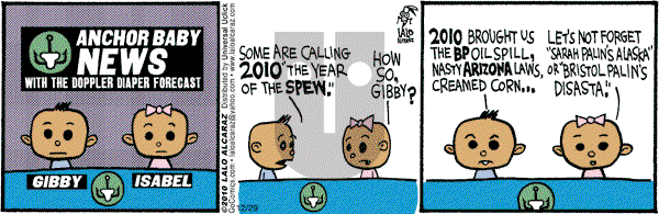 La Cucaracha on Wednesday December 29, 2010 Comic Strip