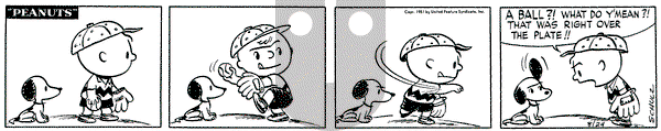 Peanuts on Friday August 24, 1951 Comic Strip