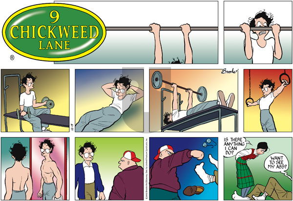 9 Chickweed Lane - Sunday December 15, 2002 Comic Strip