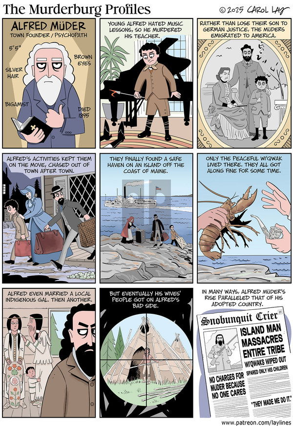 Lay Lines on Monday January 6, 2025 Comic Strip