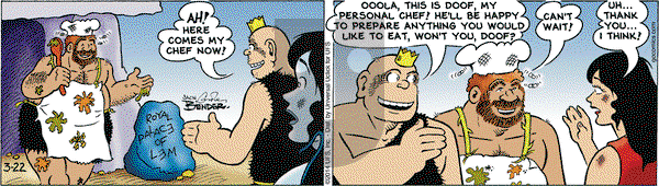Alley Oop on Saturday March 22, 2014 Comic Strip