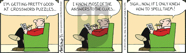 The Born Loser on Tuesday March 11, 2014 Comic Strip