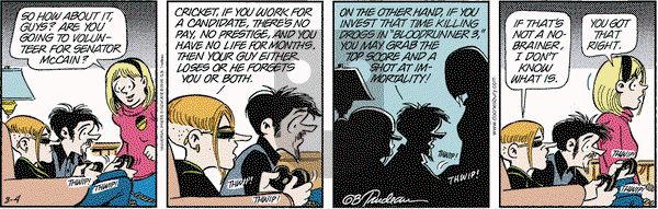 Doonesbury on Saturday March 4, 2000 Comic Strip