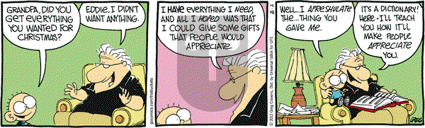 The Buckets on Friday December 28, 2012 Comic Strip