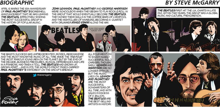 Biographic on Sunday March 29, 2020 Comic Strip