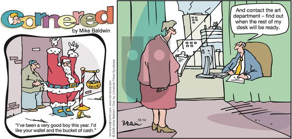 Cornered - Sunday December 14, 2008 Comic Strip
