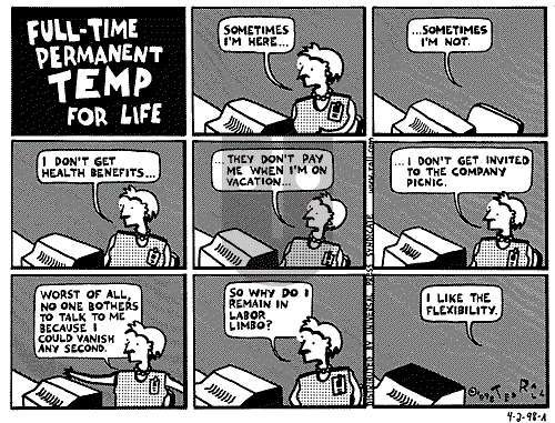 Ted Rall on Thursday April 2, 1998 Comic Strip