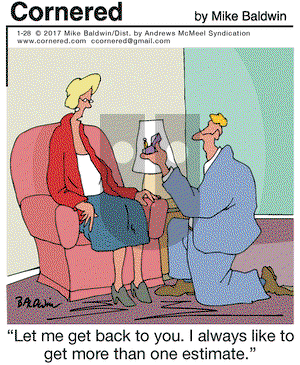 Cornered on Saturday January 28, 2017 Comic Strip