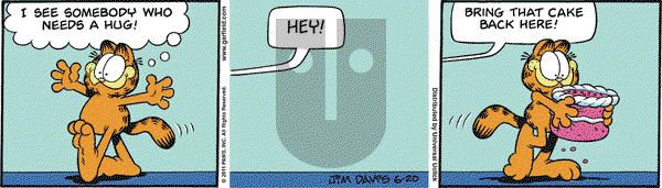 Garfield on Monday June 20, 2011 Comic Strip