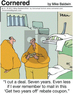 Cornered on Saturday June 11, 2011 Comic Strip