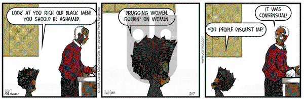 The Boondocks - Monday February 7, 2005 Comic Strip