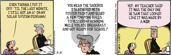 Grand Avenue on Tuesday March 31, 2009 Comic Strip