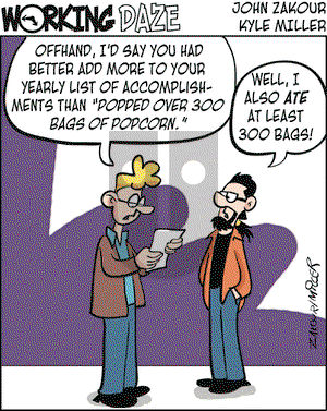 Working Daze on Tuesday December 18, 2007 Comic Strip