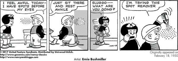 Nancy Classics on Saturday February 18, 2017 Comic Strip