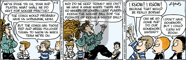 Cleats - Friday April 5, 2002 Comic Strip